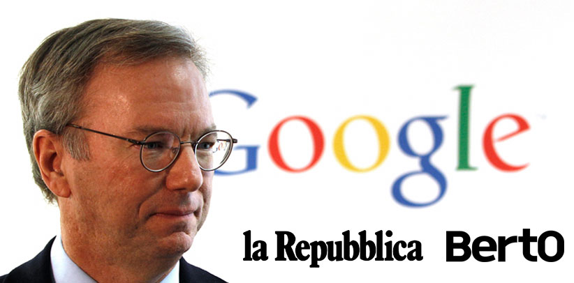 Eric Schmidt y BertO en República