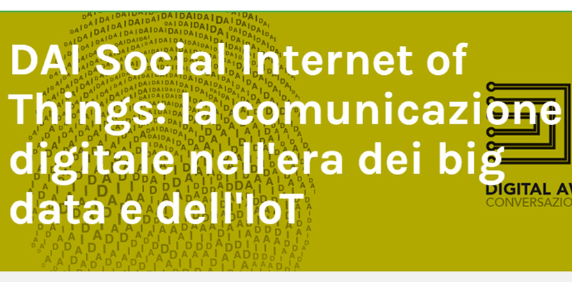 Filippo Berto participa en la conferencia Big data y Iot en Milán