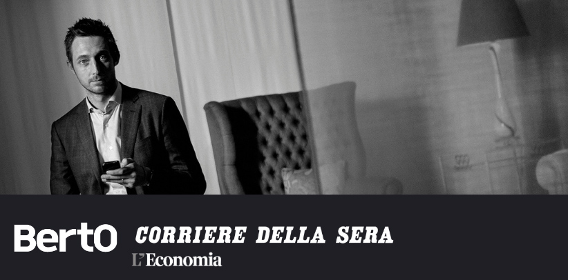 entrevista a filippo berto en el suplemento de economía del corriere della sera