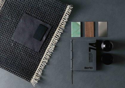 Moodboard cama Chelsea piel gris - BertO