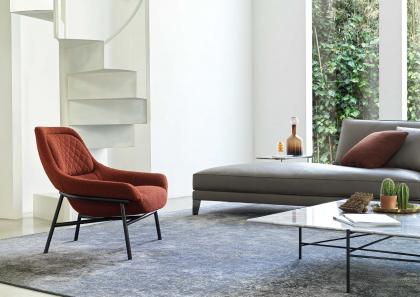 Chaise longue trapezoidal sofá modular configurable Time Break - BertO	