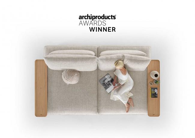 Sofá con asiento profundo David Cinema - BertO