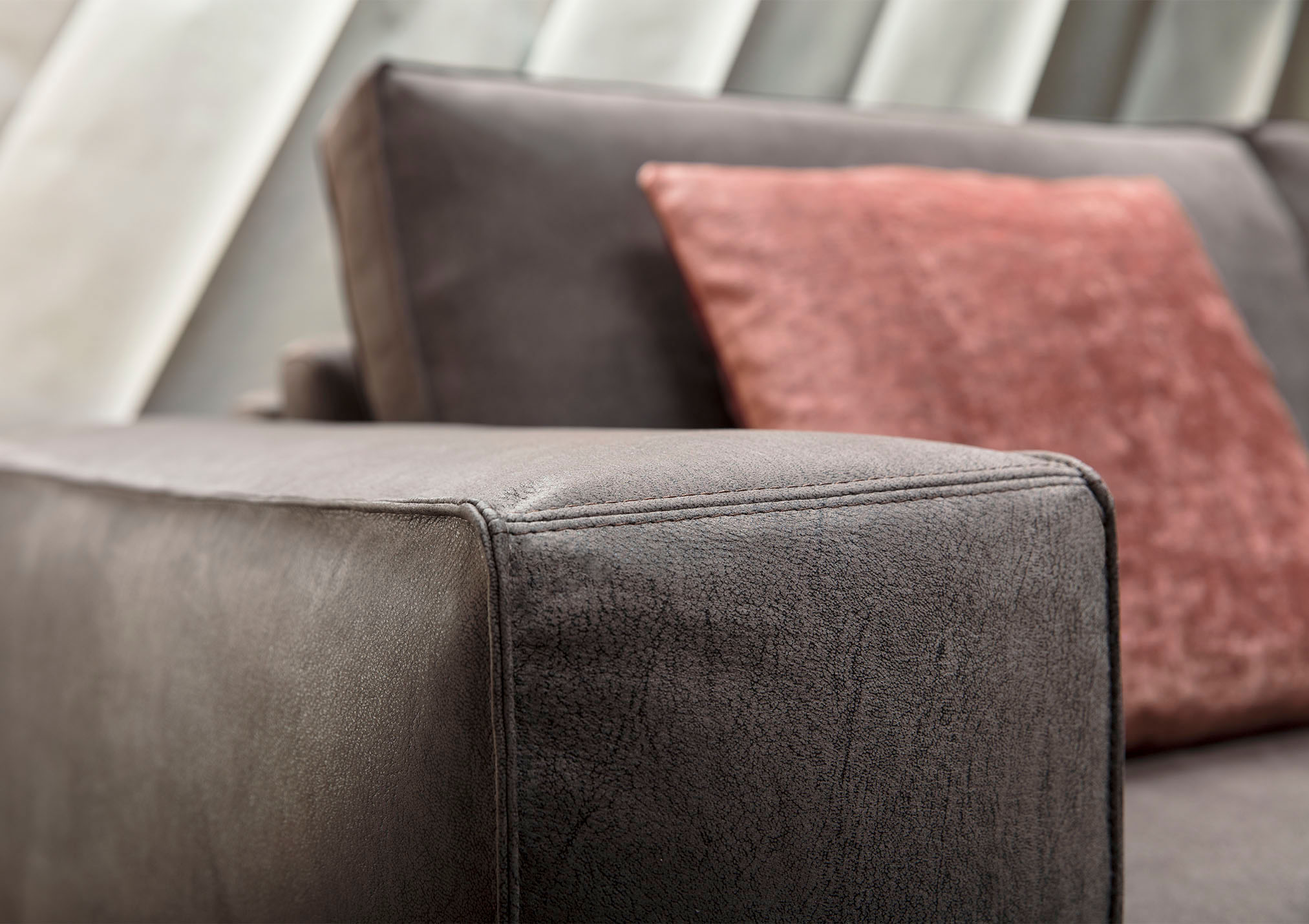 Sofá cama en cuero Nemo - Berto Salotti