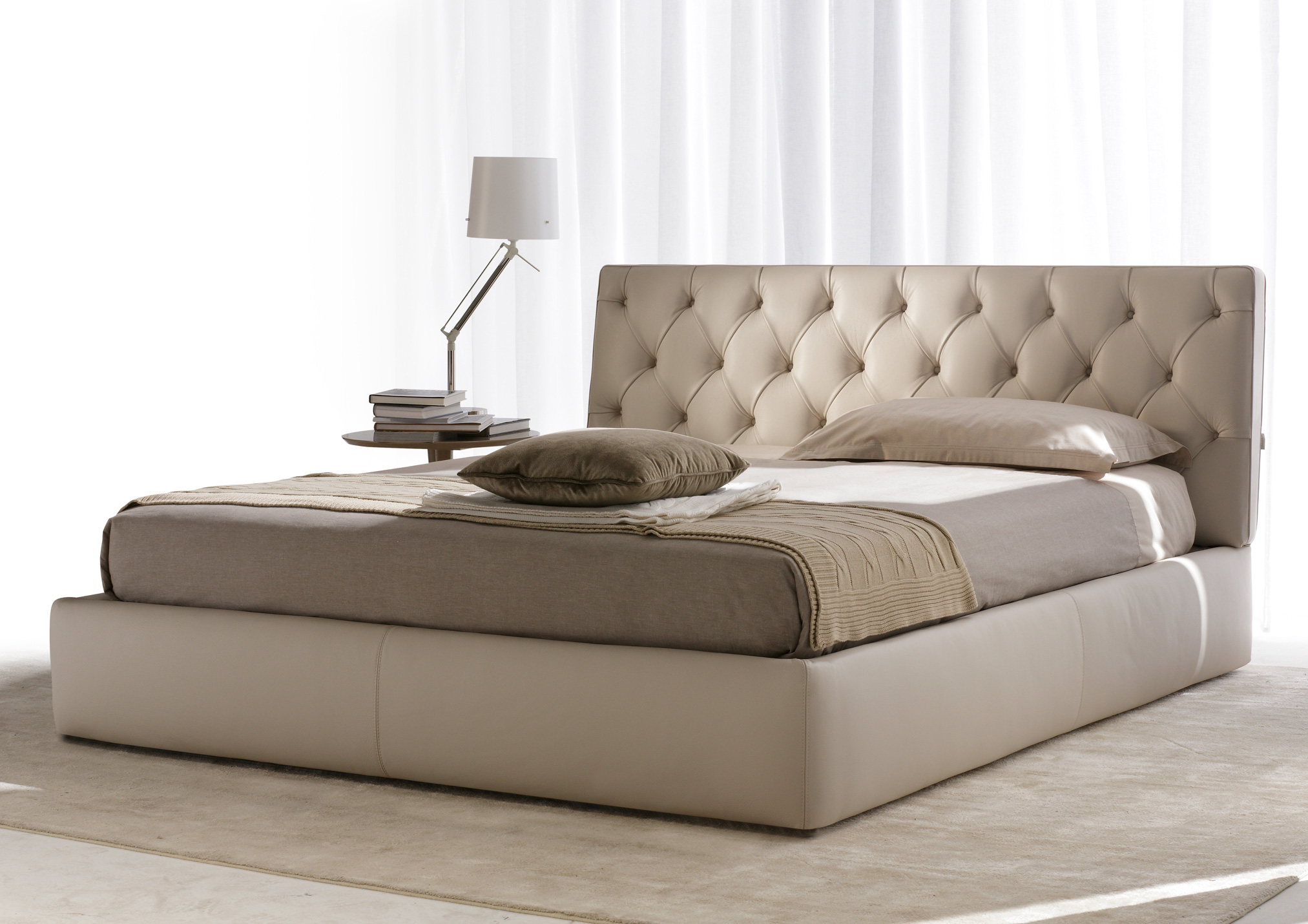 Cama piel Tribeca - Berto Salotti