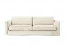 Sofá de Diseño Danton de lino blanco