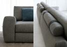 Sofa con chaise longue separable Joey - BertO Outlet