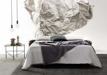El sofá cama Marky tiene una profundidad con cama abierta de 200 cm - BertO Salotti